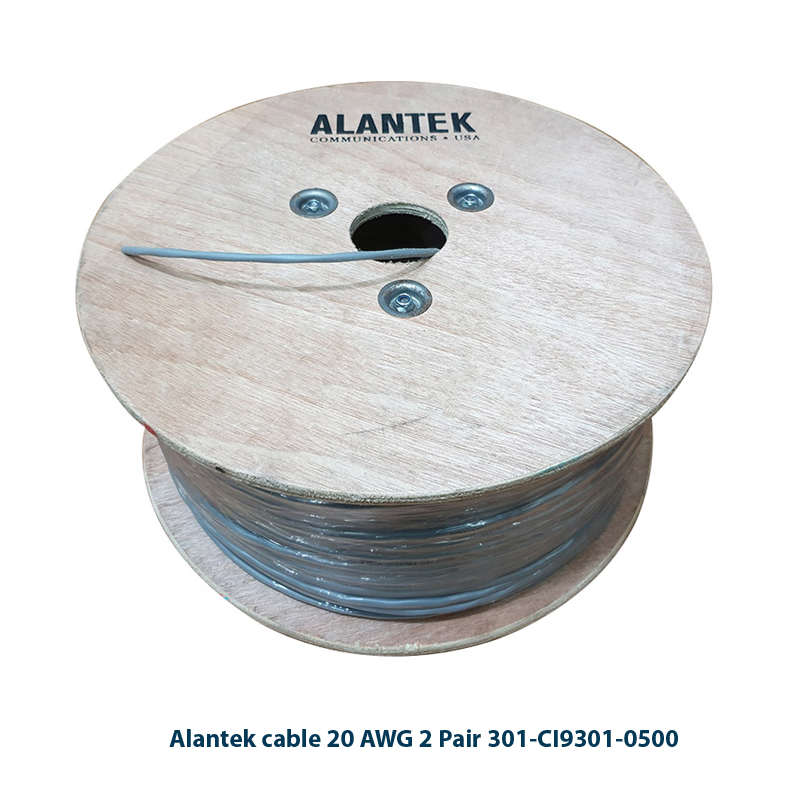 Cáp âm thanh điều khiển Alantek 20AWG 2 paiir cuộn 500m mã 301-CI9302-0500